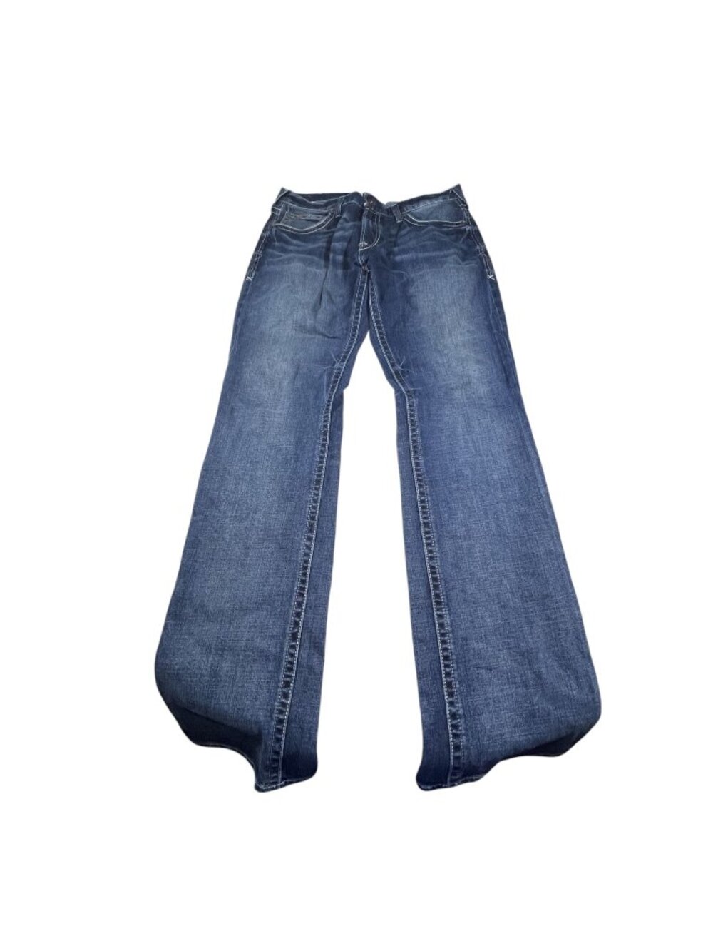 Ariat M5 Slim Straight Leg Blue Denim Jeans Size 36x38 Medium Wash Western